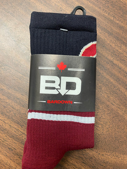 Bar Down Crew socks
